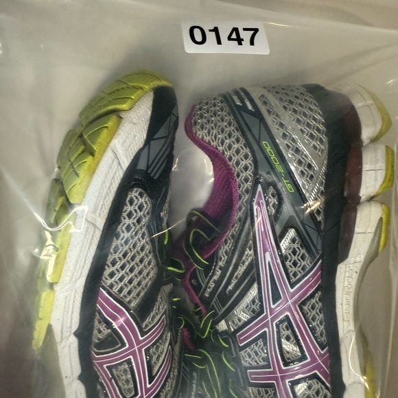 Asics Men’s Gray and Purple Athletic Shoes - Size 10 main image 6